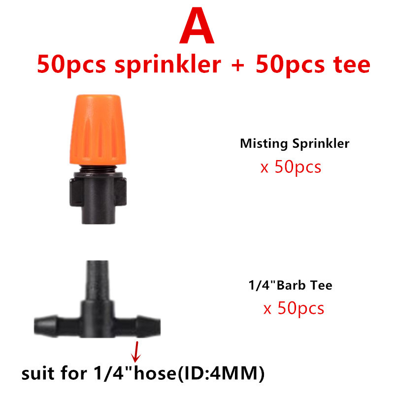 50pcs Garden Sprinkler Device  - Automatic Watering ulasan dan harga