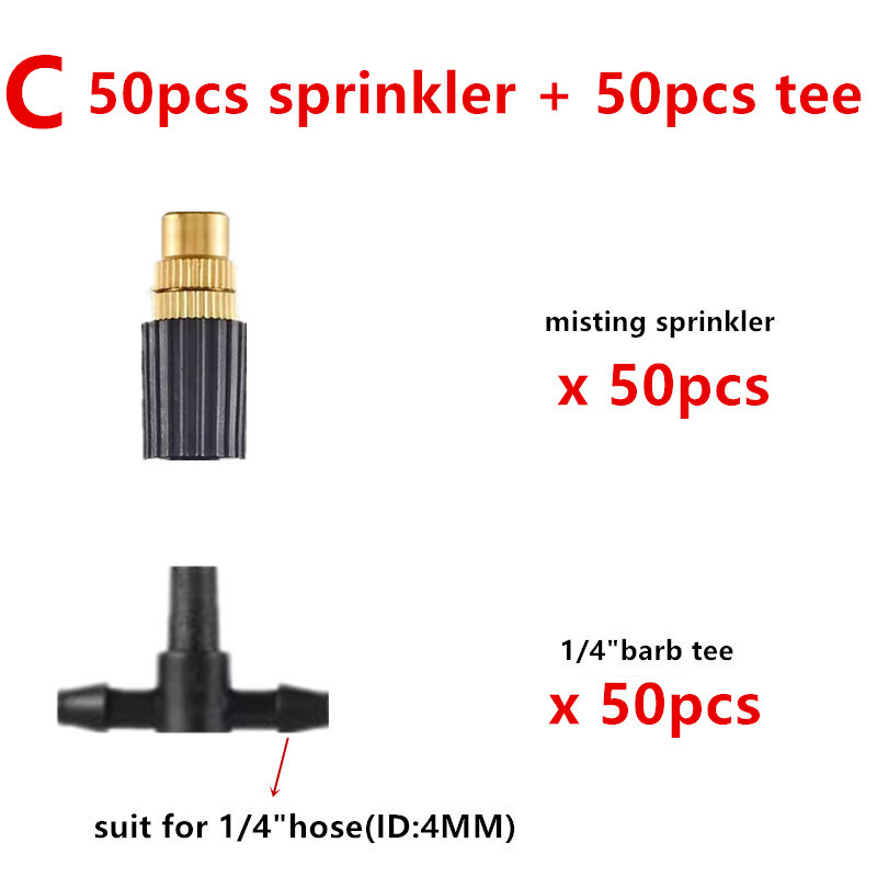 50pcs Garden Sprinkler Device  - Automatic Watering ulasan dan harga