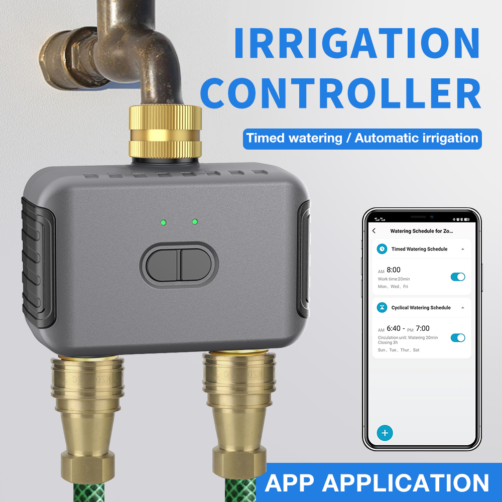 Tuya 2 Zone Watering Timer Gar - Smart Garden System ulasan dan harga