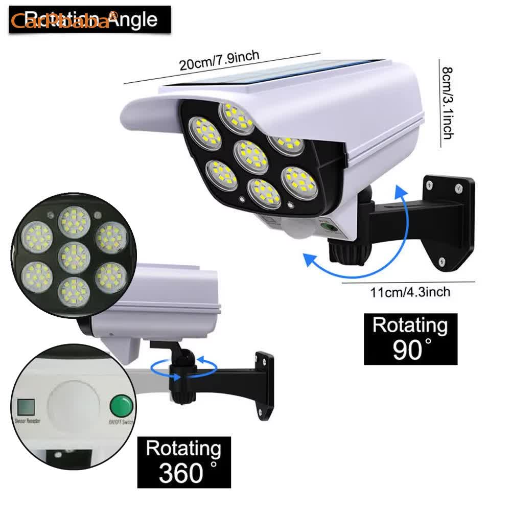 Outdoor Solar Light Motion Sen - Garden Camera ulasan dan harga