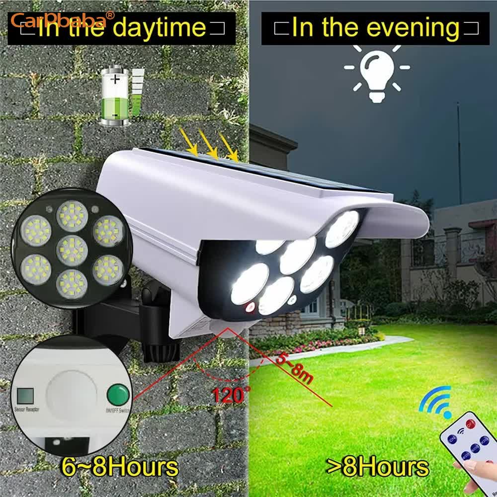 Outdoor Solar Light Motion Sen - Garden Camera ulasan dan harga